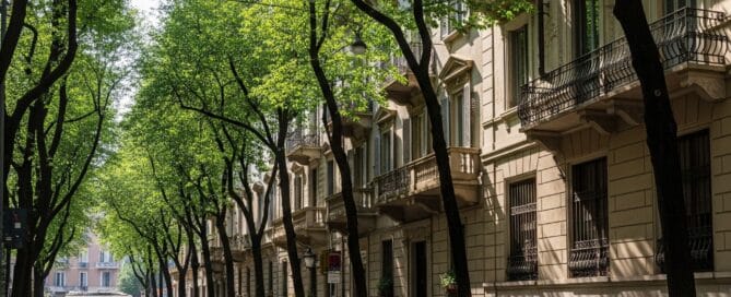 Vendere casa a Porta Venezia in uno dei viale alberati con Palazzi storici stile Liberty.