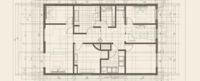 Planimetria Catastale presentata come disegno tecnico per evidenziare le possibili difformità.